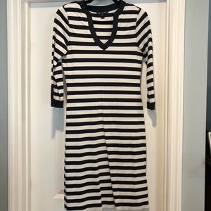 Brooks brothers nautical knit dress